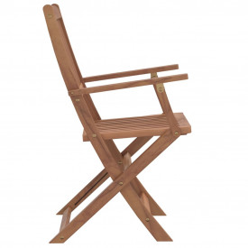 vidaXL 5 piese Set mobilier de grădină, lemn masiv de acacia - Img 6