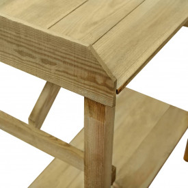 vidaXL Banc de lucru, 75 x 40 x 90 cm, lemn de pin tratat, FSC - Img 6