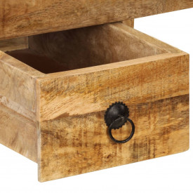 vidaXL Birou cu 2 sertare, 110 x 50 x 77 cm, lemn masiv de mango - Img 6