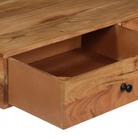 vidaXL Birou de perete, 90 x 40 x 170 cm, lemn masiv de acacia - Img 5