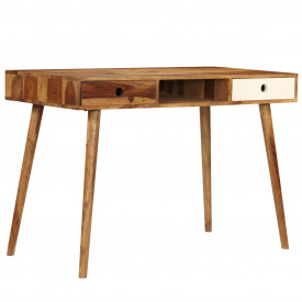 vidaXL Birou de scris, 110 x 55 x 76 cm, lemn masiv de palisandru - Img 2