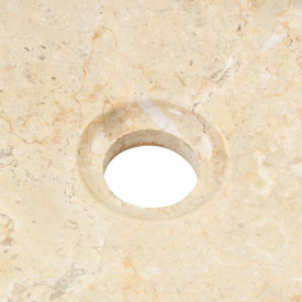 vidaXL Chiuvetă, crem, 40 x 12 cm, marmură - Img 7