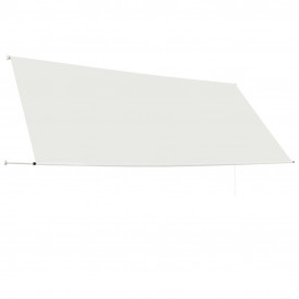 vidaXL Copertină retractabilă, crem, 350 x 150 cm - Img 4