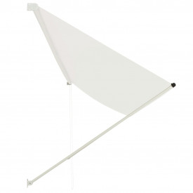 vidaXL Copertină retractabilă, crem, 400 x 150 cm - Img 3