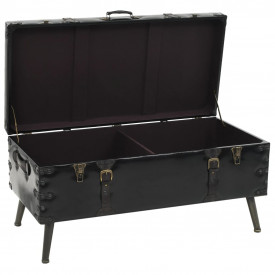 vidaXL Masă de cafea din MDF și oțel 102x51x48 cm - Img 5