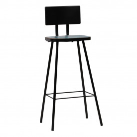 vidaXL Scaune de bar, 4 buc., lemn masiv reciclat, multicolor - Img 10