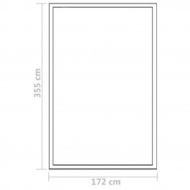 vidaXL Seră, 362 x 190 x 195 cm, aluminiu, 13,41 m³ - Img 11