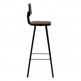 vidaXL Set de bar, 3 piese, lemn masiv reciclat - Img 10