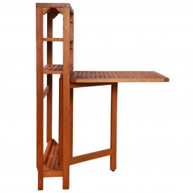 vidaXL Set mobilier bistro, 3 piese, lemn masiv de acacia - Img 7