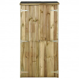 vidaXL Șopron scule grădină, lemn de pin FSC, 85 x 48 x 177 cm - Img 2
