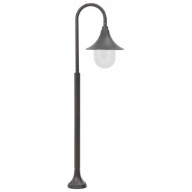 vidaXL Stâlp de iluminat pentru grădină, bronz, 120 cm, aluminiu, E27 - Img 2