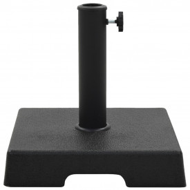 vidaXL Suport umbrelă de soare, negru, 8 kg, polirășină, pătrat - Img 2