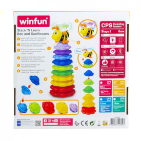 Winfun - Jucarie stivuieste si invata cu albina si florile- 0650 - Img 3