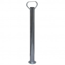 2 Stâlpi de susținere cu 2 cleme de prindere roată de manevră 48 mm - Img 2