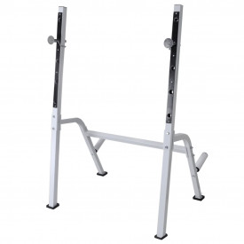 Bancă fitness cu raft greutăți, set haltere/gantere, 120 kg - Img 7