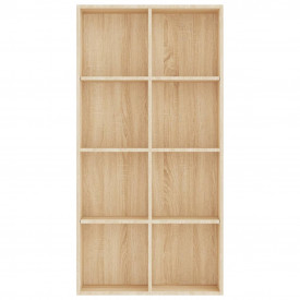 Bibliotecă/Servantă, stejar Sonoma, 66 x 30 x 130 cm, PAL - Img 4
