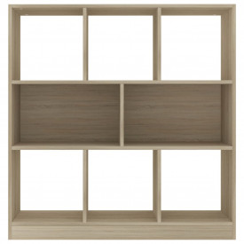 Bibliotecă, stejar Sonoma, 97,5 x 29,5 x 100 cm, PAL - Img 4
