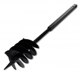 Burghiu manual găuri în pământ 180 mm cu tub prelungitor 13 m - Img 4