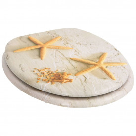 Capac WC MDF design stea de mare - Img 3