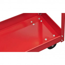 Cărucior de atelier 2 suprafețe de depozitare 100 kg - Img 4