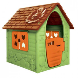 Casuta pentru copii Dohany Toys, plastic, verde, 98 x 90 x 106 cm 456 - Img 2