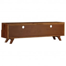 Comodă TV, 140 x 30 x 40 cm, lemn masiv reciclat - Img 2