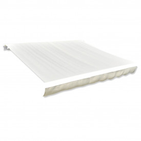 Copertină marchiză, 4 x 3 m, Crem (nu include scheletul)