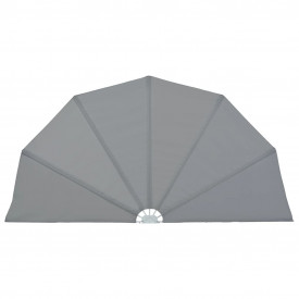 Copertină pliabilă de grădină 200 cm gri - Img 2
