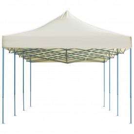 Cort de petrecere pliabil, crem, 3 x 9 m - Img 3