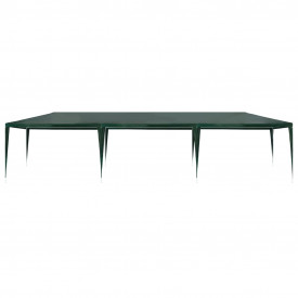 Cort de petrecere, verde, 3 x 9 m, PE - Img 2