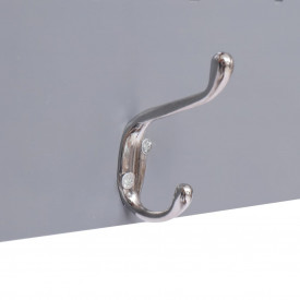 Cuier de perete FAMILY, gri, 74 x 29,5 cm - Img 4
