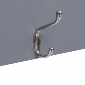 Cuier de perete WELCOME, gri, 74 x 29,5 cm - Img 4