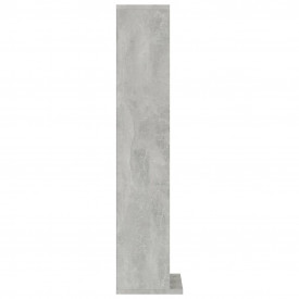 Dulap CD-uri, gri beton extralucios, 21x16x88 cm, PAL - Img 5