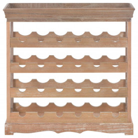 Dulap de vinuri, 70x22,5x70,5 cm, MDF, maro - Img 2