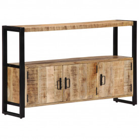 Dulap lateral, 120 x 30 x 75 cm, lemn masiv de mango - Img 8