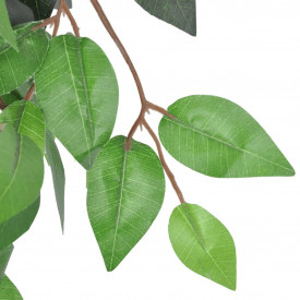 Ficus artificial cu aspect natural și ghiveci, 90 cm - Img 2