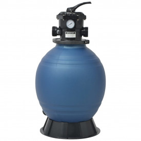 Filtru cu nisip pentru piscine 45,72 cm/460 mm rotund, albastru - Img 3