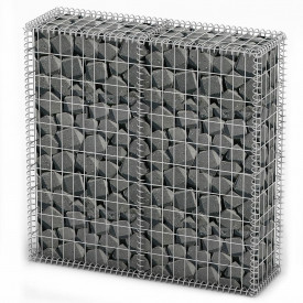 Gabion cu capace din sârmă galvanizată 100 x 100 x 30 cm