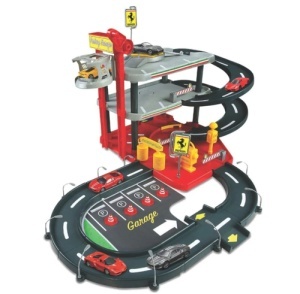 Garaj Bburago 1:43 Ferrari R&P-Parking Garage Incl. 2 Masini Bb31204