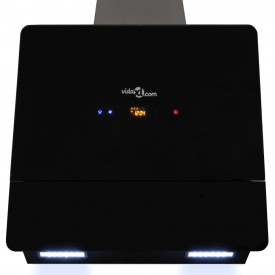 Hotă Sticlă Securizată cu Ecran 600 mm Negru - Img 8