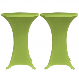 Husă elastică pentru masă, 4 buc., verde, 60 cm - Img 3