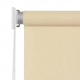 Jaluzea tip rulou de exterior, 140 x 230 cm, crem - Img 3