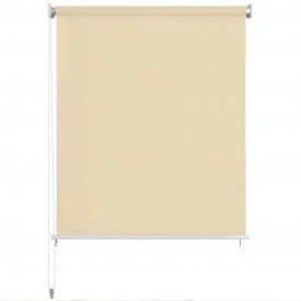 Jaluzea tip rulou de exterior, 220 x 140 cm, crem - Img 2