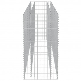 Jardinieră gabion, oțel galvanizat, 270 x 50 x 100 cm - Img 6