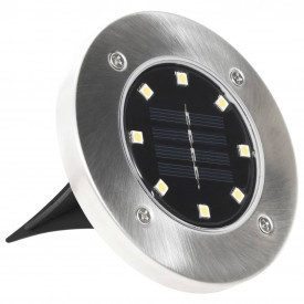 Lămpi solare pentru sol, 8 buc., cu LED-uri, lumină albă - Img 4