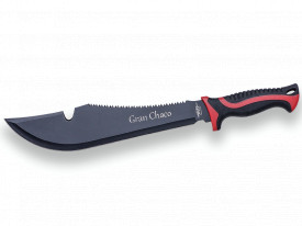 Maceta Joker Gran Chaco, lama inoxidabila 33 cm, cu dinti ferastrau si husa - Img 2