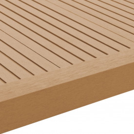Margini cornier pentru terasă WPC, 5 buc, 170 cm, culoare tec - Img 6