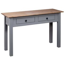 Masă consolă, gri, 100x40x73 cm, lemn masiv de pin, gama Panama - Img 2