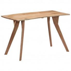 Masă de bucătărie, 120 x 58 x 76 cm, lemn masiv de acacia - Img 11