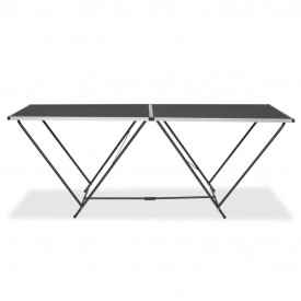 Masă de lipire pliabilă, 200 x 60 x 78 cm, MDF și aluminiu - Img 2